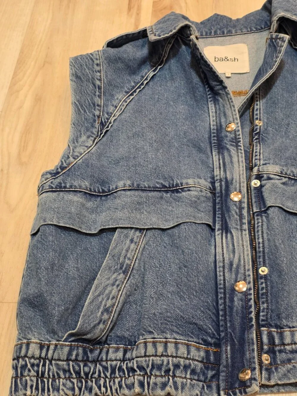 ba&sh denim vest - Picture 7 of 10